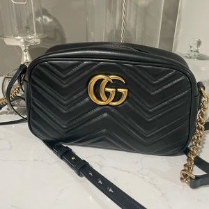 Gucci Small Marmont Matelasse Shoulder Bag